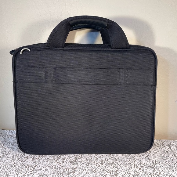Brenthaven Black Padded Laptop Computer Messenger Crossbody Travel Bag - Picture 3 of 12